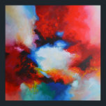 コンテンポラリー抽象芸術絵画の赤い黄色の青 ポスター<br><div class="desc">コンテンポラリー抽象芸術絵画の赤い黄色の青</div>