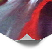 コンテンポラリー抽象芸術速絵を描度 ポスター (角)