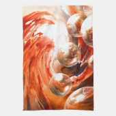 コンテンポラリー抽象芸術 キッチンタオル (縦)