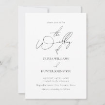 コンテンポラリー書シンプル結婚