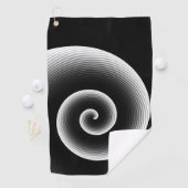 コンテンポラリー白黒パタスタイリッシューン ゴルフタオル (インサイチュ)