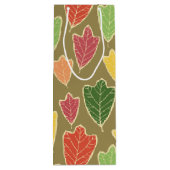 コンテンポラリー紅葉パターンワイン抱き枕 ワインギフトバッグ (裏面)