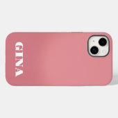 コンテンポラリー素朴ピパーソナライズされたク Case-Mate iPhoneケース (裏面 (横))