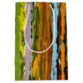 コンテンポラリー絵を描抽象芸術 ミディアムペーパーバッグ (正面)