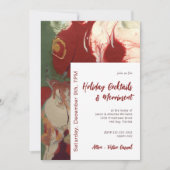 コンテンポラリー絵を描抽象芸術 招待状 (正面)