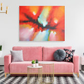 コンテンポラリー絵画モダン抽象芸術 キャンバスプリント (インサイチュ (リビング))