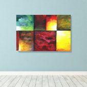 コンテンポラリー絵画抽象芸術 キャンバスプリント (インサイチュ (ウッドフロア))