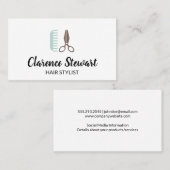 コンテンポラリー美容師 名刺 (正面/裏面)