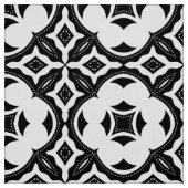 コンテンポラリー美的な白黒パターン ファブリック (見本)