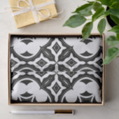 コンテンポラリー美的な白黒パターン 薄葉紙 (ギフト)