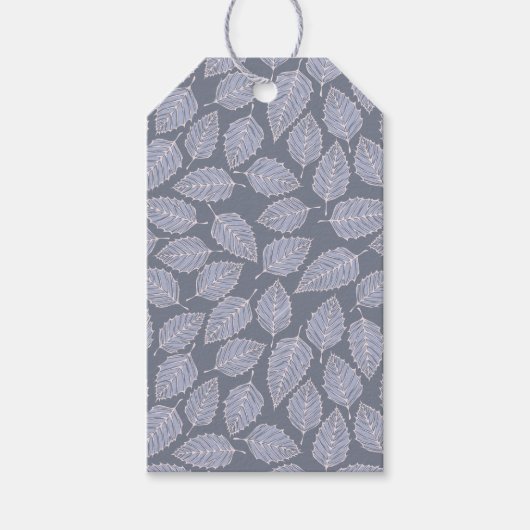 コンテンポラリー葉ギフトラベル ギフトタグ (正面)