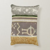 コンテンポラリー部族パタ絵画ーン アクセントクッション (裏面(縦))