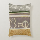 コンテンポラリー部族パタ絵画ーン アクセントクッション (正面(垂直))