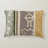 コンテンポラリー部族パタ絵画ーン アクセントクッション (裏面)