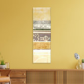 コンテンポラリー部族パタ絵画ーン キャンバスプリント (インサイチュ (リビング))