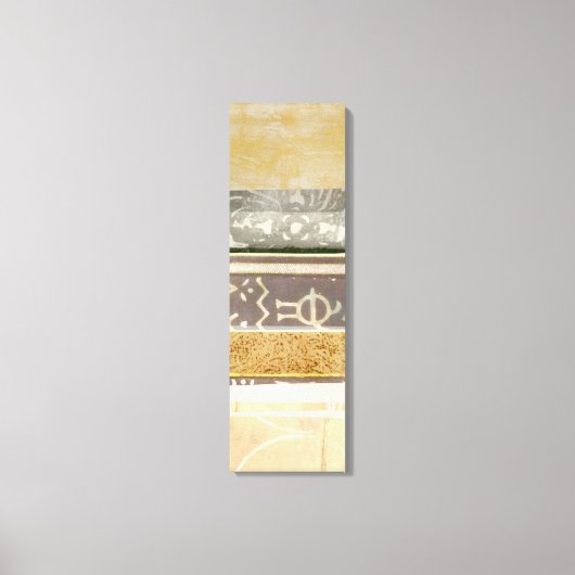 コンテンポラリー部族パタ絵画ーン キャンバスプリント (正面)