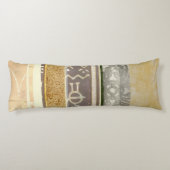 コンテンポラリー部族パタ絵画ーン ボディピロー (裏面)