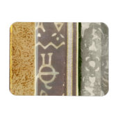 コンテンポラリー部族パタ絵画ーン マグネット (横)