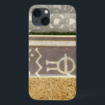 コンテンポラリー部族パタ絵画ーン iPhone 13ケース<br><div class="desc">コンクコンテンポラリーリートと絵画抽象芸術を混ぜ合わせる部族模様。複数のパネルのレイヤーの色が互いに隣り合って、複雑なストーリーを伝える。愛する人に素晴らし贈り物を！</div>