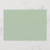 コンテンポラリー クラフトアクア ブルー リーフ 情報 エンクロージャーカード (裏面)