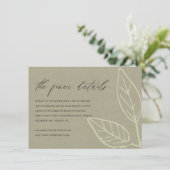 コンテンポラリー クラフトアクア ブルー リーフ 情報 エンクロージャーカード (スタンド正面)