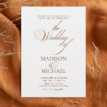 コンテンポラリー シック ボヘミア ブラウン 秋のウェディング