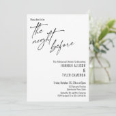 コンテンポラリー・タイポグラフィ 　ザ・ナイト・ビフォア 招待状 (スタンド正面)