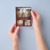 コンテンポラリー フォト セーブ 日付 エンゲージメント チラシ (手)