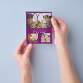 コンテンポラリー フォト セーブ 日付 エンゲージメント チラシ (手)