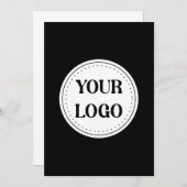 コンテンポラリー、ミニマシンプルリスト、プロフェッショナル 招待状 (正面/裏面)