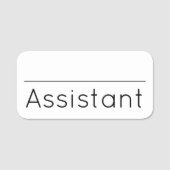コンテンポラリー, "モダンAssistant"名タグ 名札 (正面)