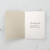 コンテンポラリーCosmos記念日おめでとう カード (内部)