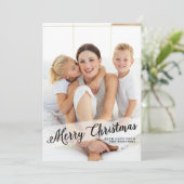 コンテンポラリーCursive Merry Christmasの写真 シーズンカード (スタンド正面)