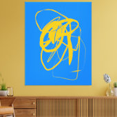 コンテンポラリーDance Streted Canvas Print キャンバスプリント (インサイチュ (リビング))