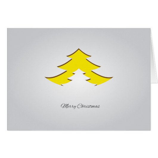 コンテンポラリーGeometric Christmas Tree /黄色 (正面横)
