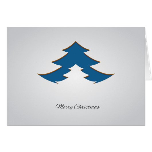コンテンポラリーGeometric Christmas Tree/Blue (正面横)