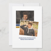 コンテンポラリーVarsity Grad Photo Card (裏面)