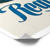 コンディトリーカフェヴィンテージフードアドアート ポスター (角)