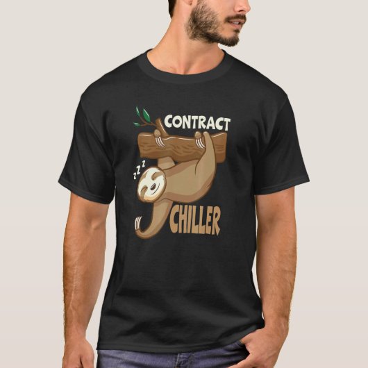 コントラクトチラーアイアニー ナマケモノ 1 Tシャツ (正面)