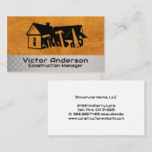 コントラクトビルダのツールロゴ | ホームリノベーション 名刺 (正面/裏面)