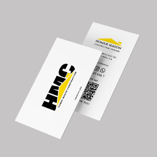 コントラクモダント建築ビルダー大工 名刺