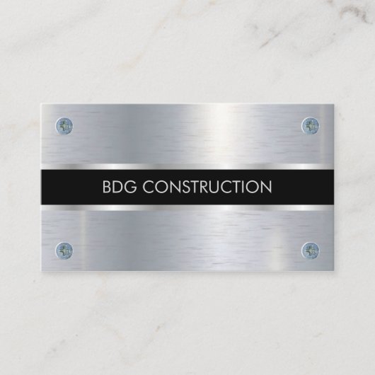 コントラクモダント・ビジネス・カーカスタムド（ロゴ付き） 名刺 (正面)