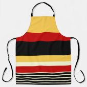 コントラストイエロー（赤） エプロン (正面)