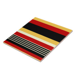 コントラストイエロー（赤） タイル