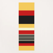 コントラストイエロー（赤） ヨガマット (正面)