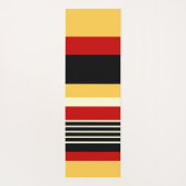 コントラストイエロー（赤） ヨガマット (裏面)