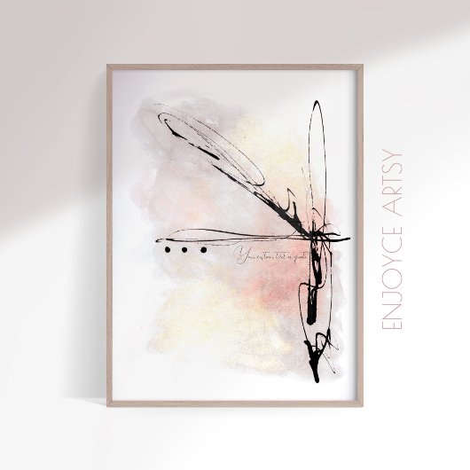 コントラストカラフル水彩抽象芸術ウォールアート ポスター