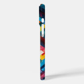 コントラストカラーはっきりしたを使用した幾何学模様 Case-Mate iPhoneケース (裏面 / 左)