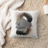 コントラストミニマル抽象芸術アートワーク装飾用クッション クッション (ブランケット)