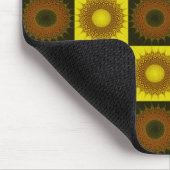 コントラスト抽象芸術モザイクタイル –  マウスパッド (コーナー)